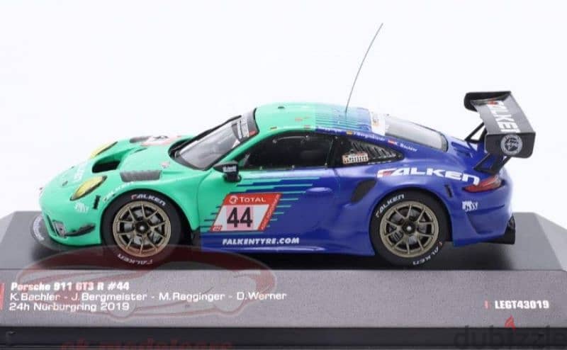 Porsche GT3 R (24h Nurburgring 2019) diecast car model 1;43 2