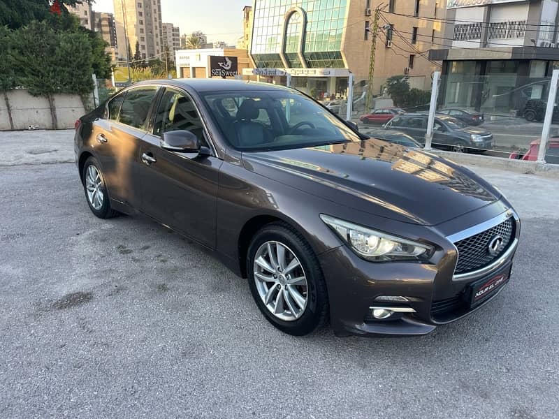 Infiniti Q 50 2.0 turbo model 2015 from rymco Lebanon !!! 13