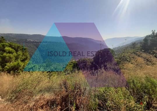 A 1600 m2 land having a Panoramic Mountain View for sale in Broumana 0