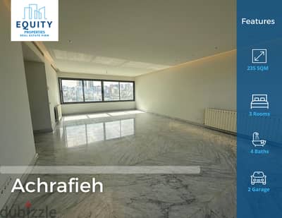 235 SQM Apartment For Sale In Achrafieh شقة للبيع في الاشرفية#JZ105524