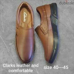 clarks leather comfy shoes 0