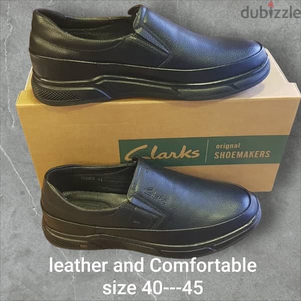 clarks leather comfy shoes 1