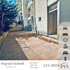 Mazraat Yashouh | 543$/SQM | 3 Bedrooms Apart + Terrace | 4 Balconies 0