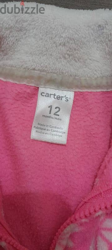 Carters Pink Vest 1