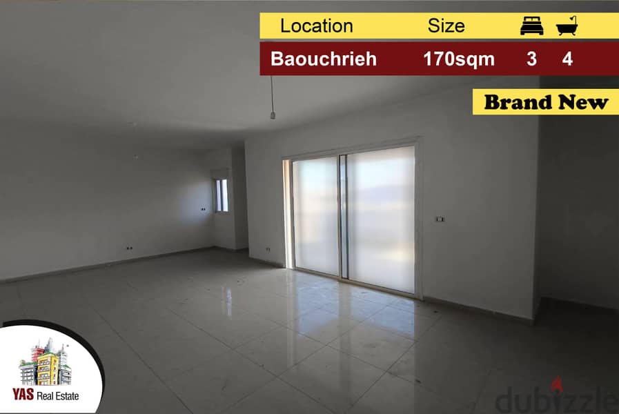 Baouchrieh 170m2 | Brand New | Mountain View | AA AMK | 0