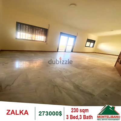 230 SQM APARTMENT FOR SALE IN ZALKA