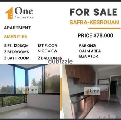 APARTMENT FOR SALE IN SAFRA