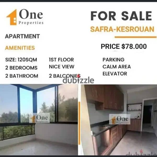 APARTMENT FOR SALE IN SAFRA 0