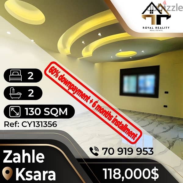 apartments for sale in zahle ksara -   شقق للبيع في زحلة كسارة 0