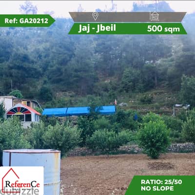 Prime land for sale in Jaj Jbeil ارض مميزة للبيع في جاج جبيل