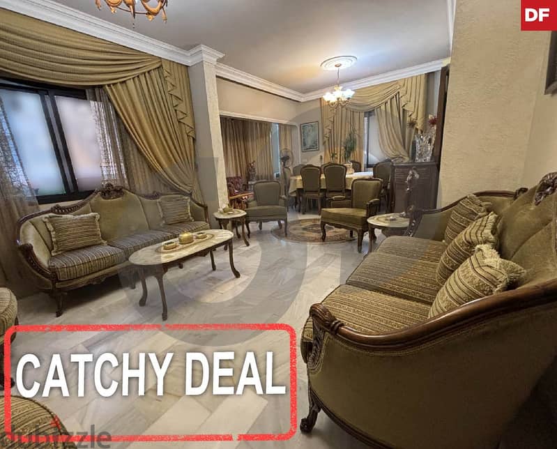 CATCHY APARTMENT IN THE HEART OF NACCACHE/النقاش REF#DF107857 0