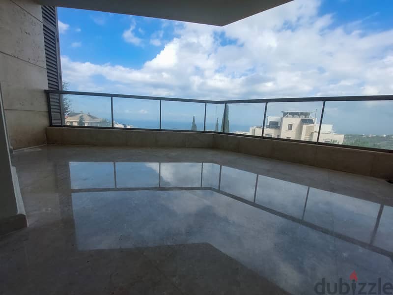 180 SQM New Apartment in Mazraat Yachouh with Breathtaking Sea View 0