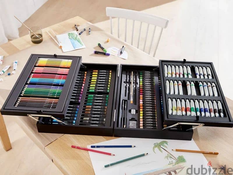 crelando wooden drawing box 174pcs 3