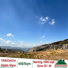 Land for sale in Majdel Tarchich with open view 0