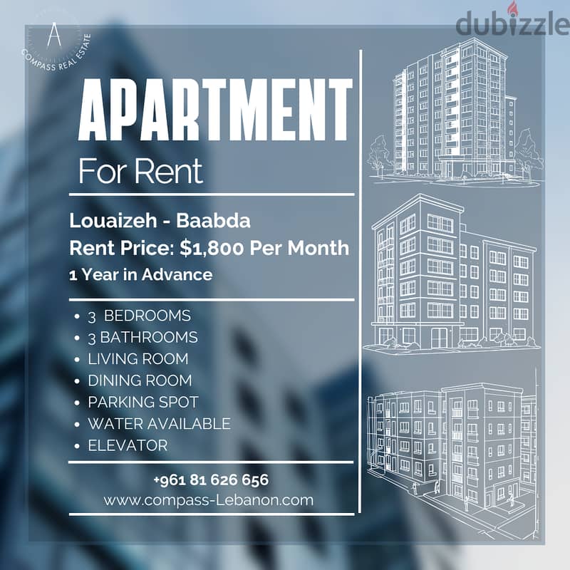 Furnished Apartment For Rent in Louaizeh. (1 Year in Advance) 0