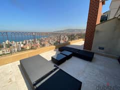 Duplex for Sale in Jounieh/Jacuzzi & Breathtaking Scenery/Catchy Price 0