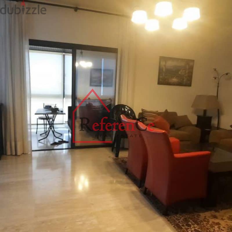 semi-furnished for sale in Louaizeh شقة نصف مفروشة للبيع في اللويزة 2