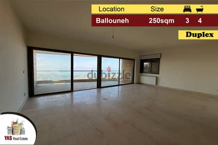 Ballouneh 250m2 | Duplex | Astonishing View | Prime Location | AC |