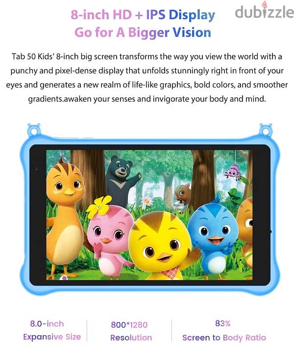 Blackview Tab 50 Kids - 3GB / 64GB - 8” inches - Android 13 3