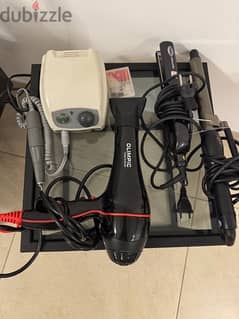 “New Nail Drill, Hair Dryer, Hair Accessories, Hair Iron All for $156 0