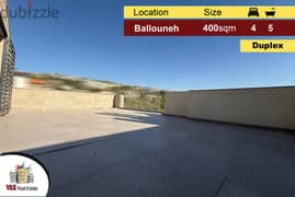 Ballouneh 400m2 Duplex | High-End | View | Unique Property | AC | 0