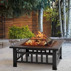 flamaker firepit with grill 0