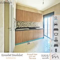 Konnabet Baabdat | Brand New 120m² Apartment | Calm Surroundings 0