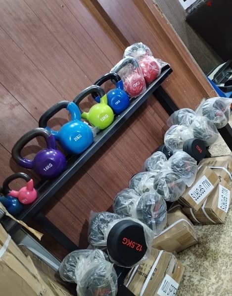 Stand for kettlebells & dumbells NEW 90$ 1