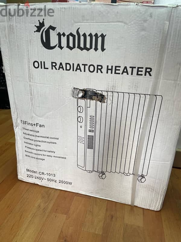 Crown oil radiator heater 3