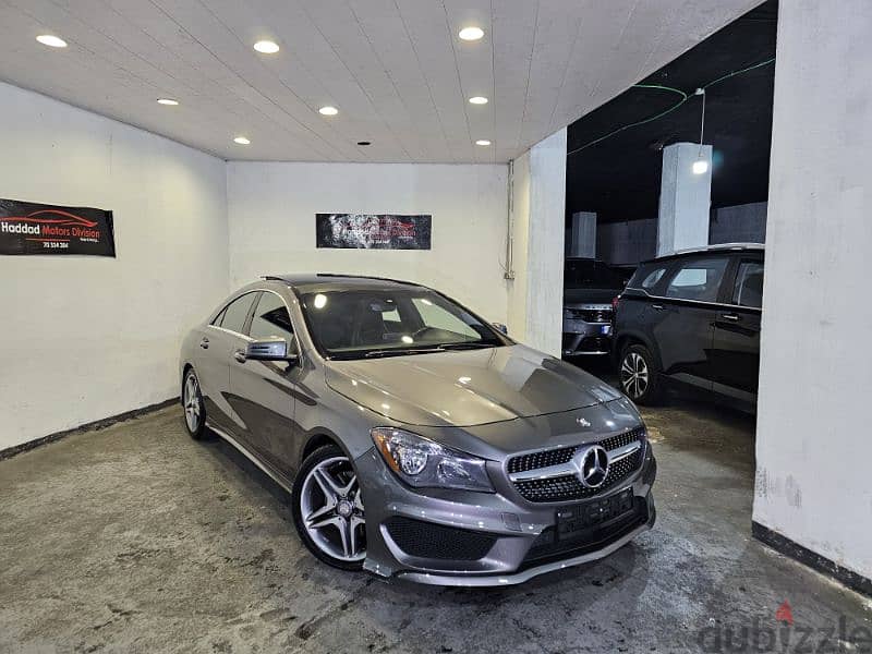 2015 Mercedes CLA 250 Look AMG Grey/Black Clean Carfax Like New! 1