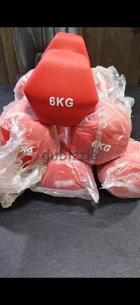 Dumbells 6kg NEW special offer 2$ x kg 1