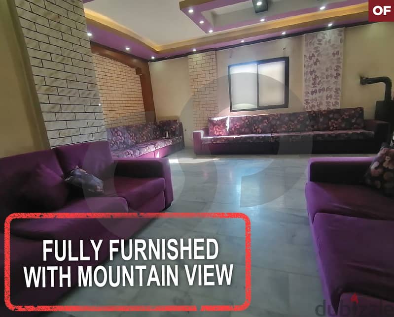 ALEY TOWN-CALM LOCATION-FULLY FURNISHED-ALEY/عاليه REF#OF113936 0