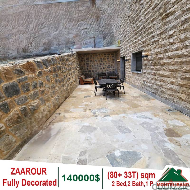 Fully decorated apartment for sale in Zaarour 2