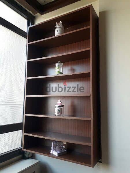 WOOD BIBLIOTHEQUE ( VITRINE ) 1