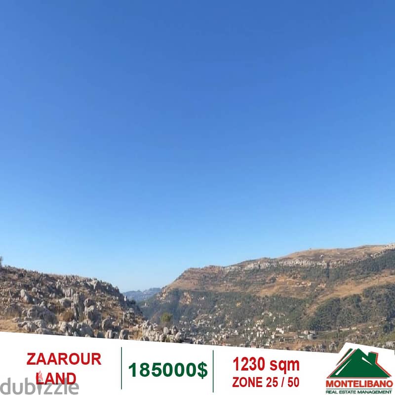 Land for sale in Zaarour 0