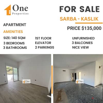 APARTMENT FOR SALE IN SARBA-KASLIK (PAYMENT FACILITY)