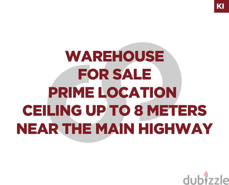 Prime location-8M Ceiling-Near highway-Jounieh /جونيه REF#KI113955 0