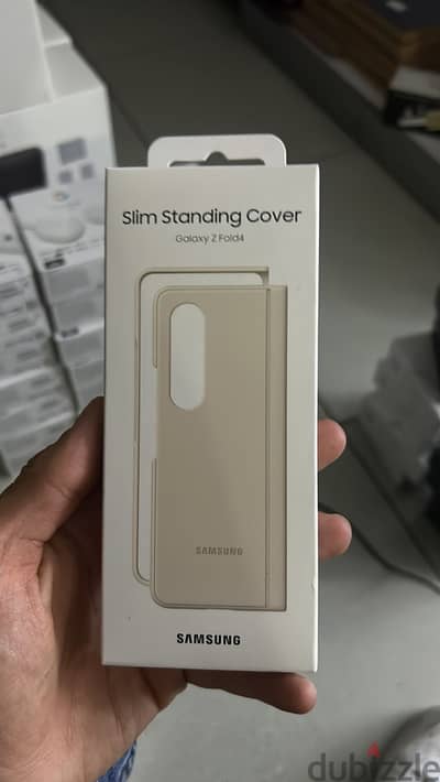 Samsung slim standing cover z fold 4 starlight original & last price