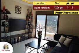 Nahr Ibrahim 120m2 | Furnished Flat | View | Private Jacuzzi | RA | 0