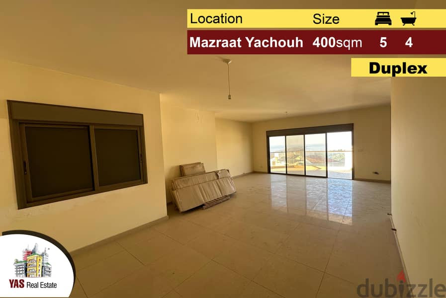 Mazraat Yachouh 400m2 | Terrace | Brand New | High-End | View | CHR | 0