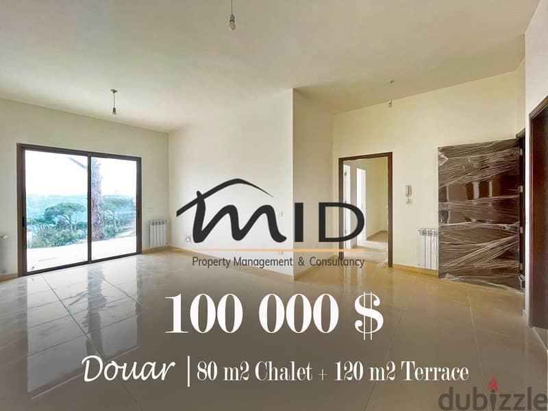 Douar | Brand New 80m² Chalet + 120m² Terrace | Rental Investment 1