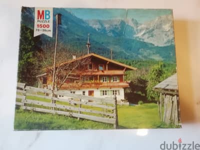 MB puzzle made in Holland 1500 pcs still sealed open box