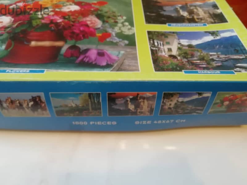 5 puzzles in 1 box 1000 pcs each 48*67 made i Holland read description 1