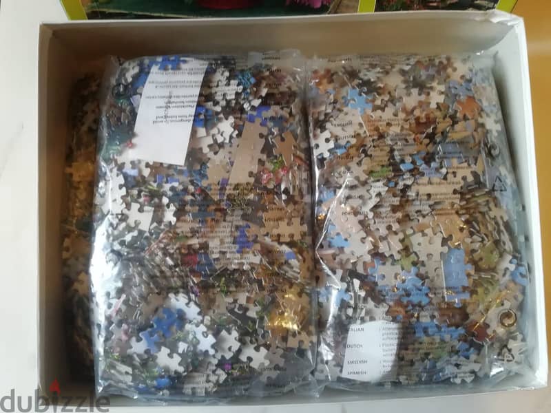 5 puzzles in 1 box 1000 pcs each 48*67 made i Holland read description 2