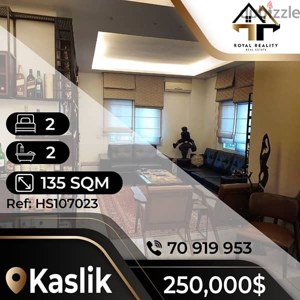 apartments for sale in kaslik - شقق للبيع في الكسليك 0