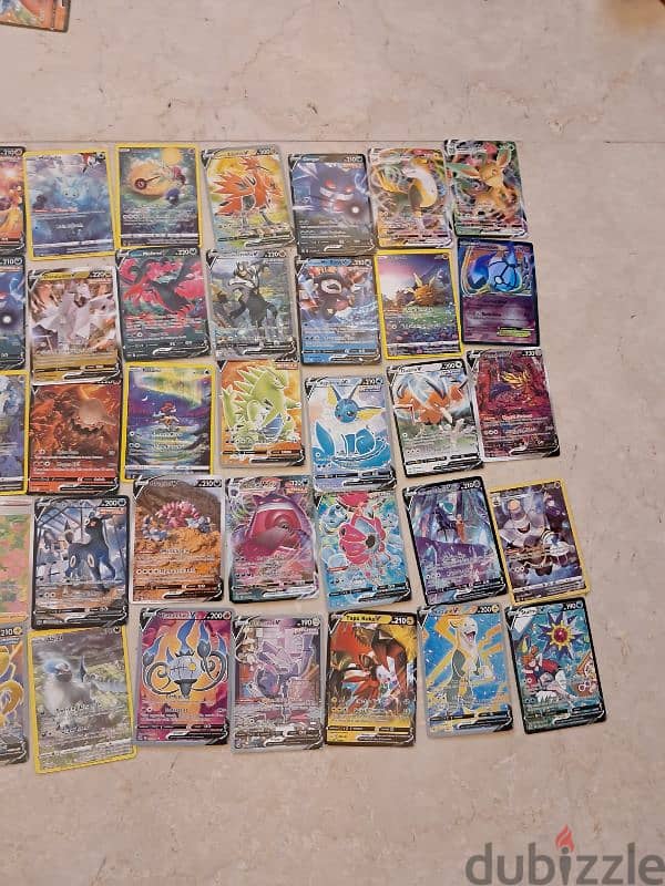 v and vmax Pokémon cards. 4