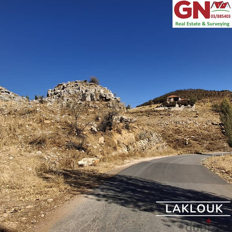 Land For Sale In Laklouk Main Road ارض للبيع غلى الطريق العام لللقلوق 3