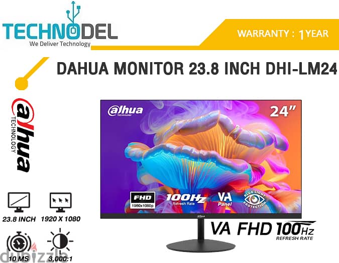 Dahua 24"  100Hz 0