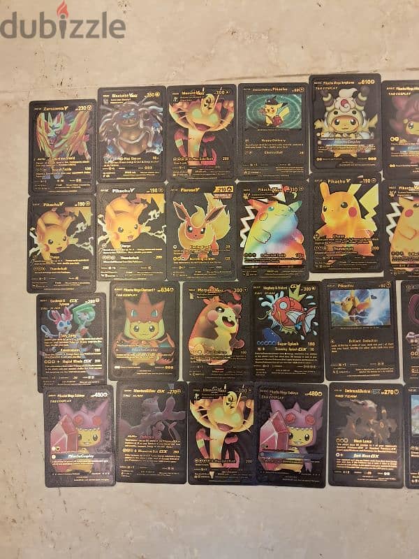 Black Pokémon cards 0