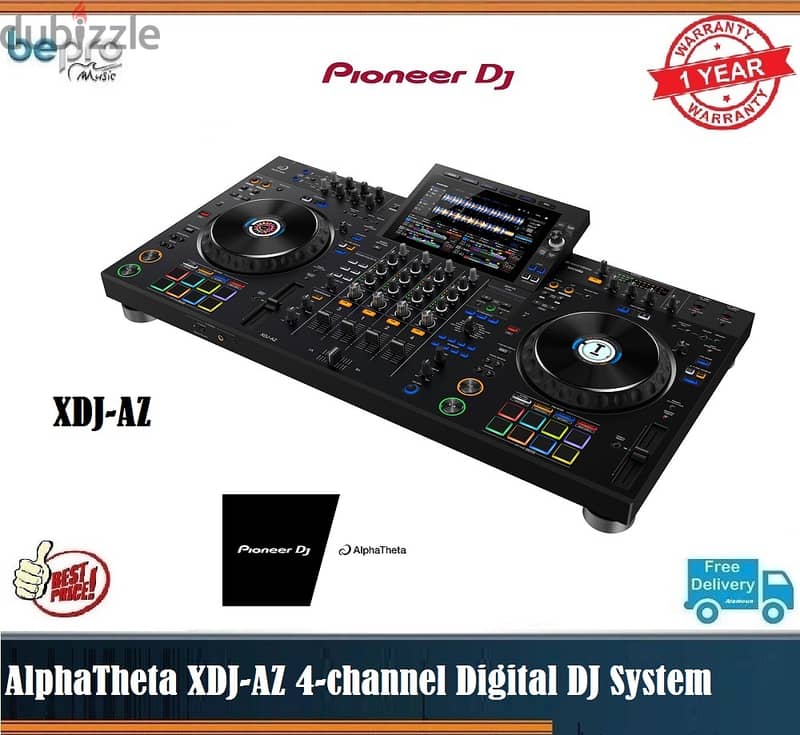 AlphaTheta XDJ-AZ 4-channel Digital DJ System 0